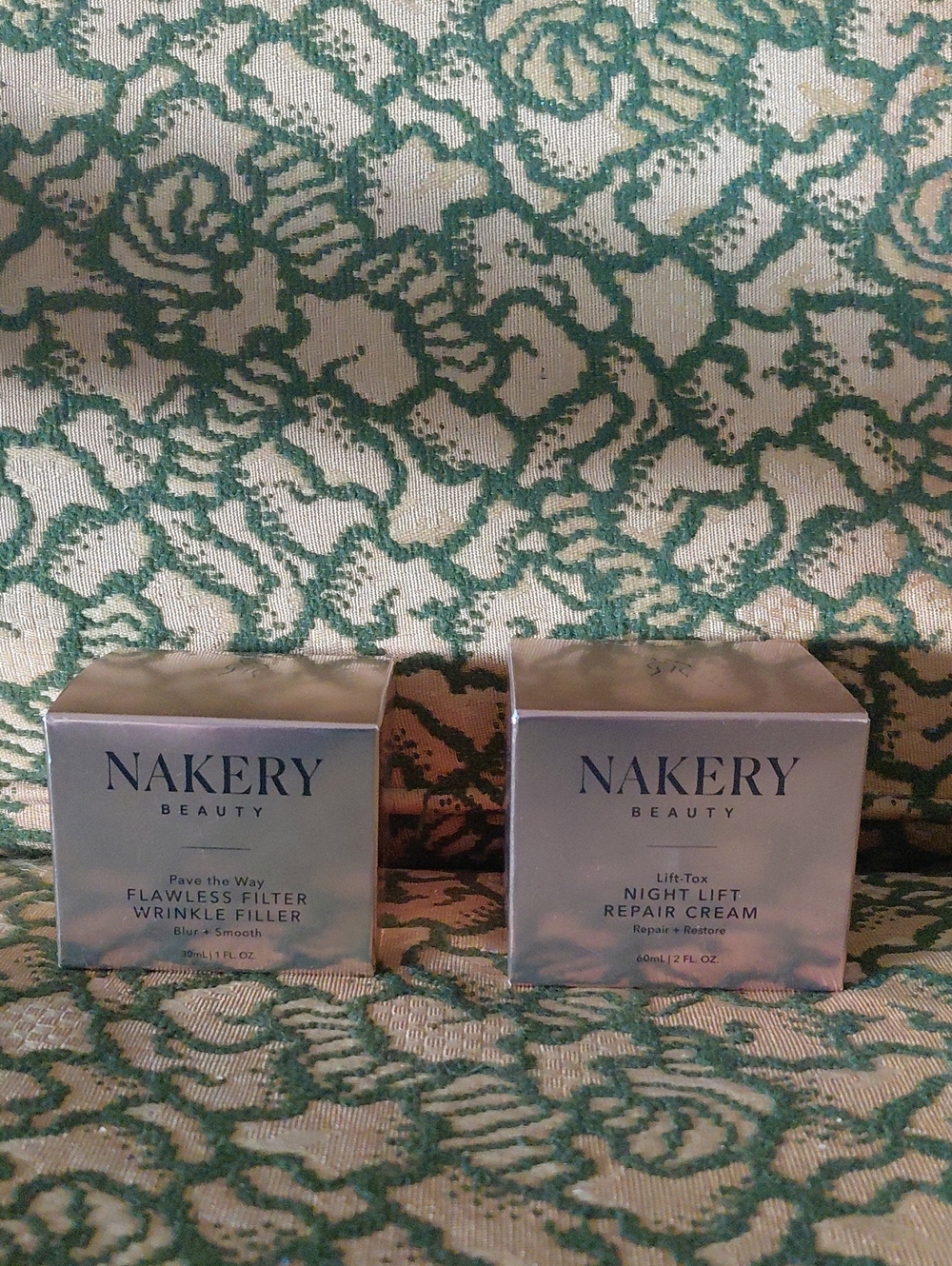 Nakery Beauty Night Lift Repair Cream & Flawless Filter Wrinkle Filler - Silver
